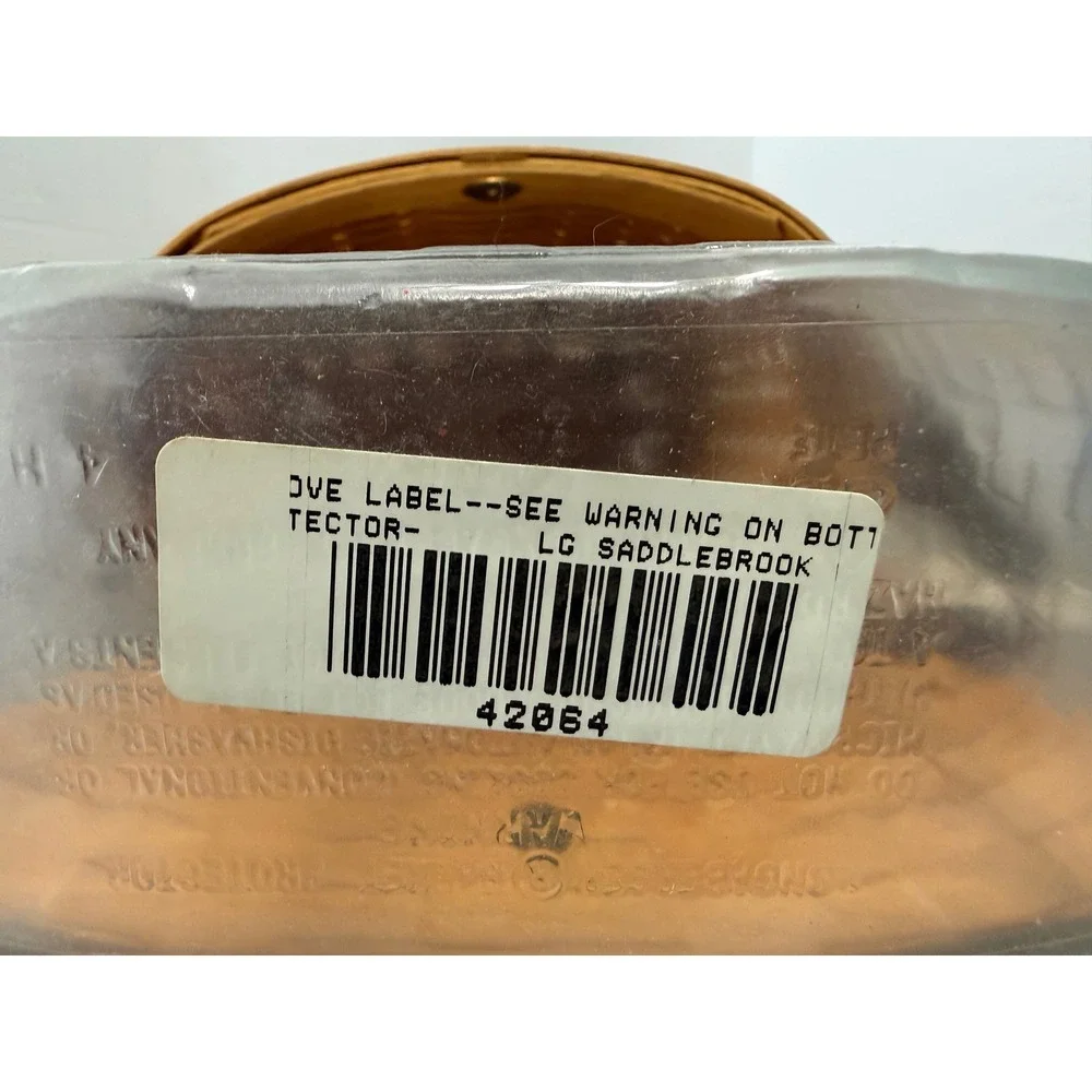 Longaberger 2000 Country Estates Lg. Saddlebrook Basket W/Protector, Strap & Tag